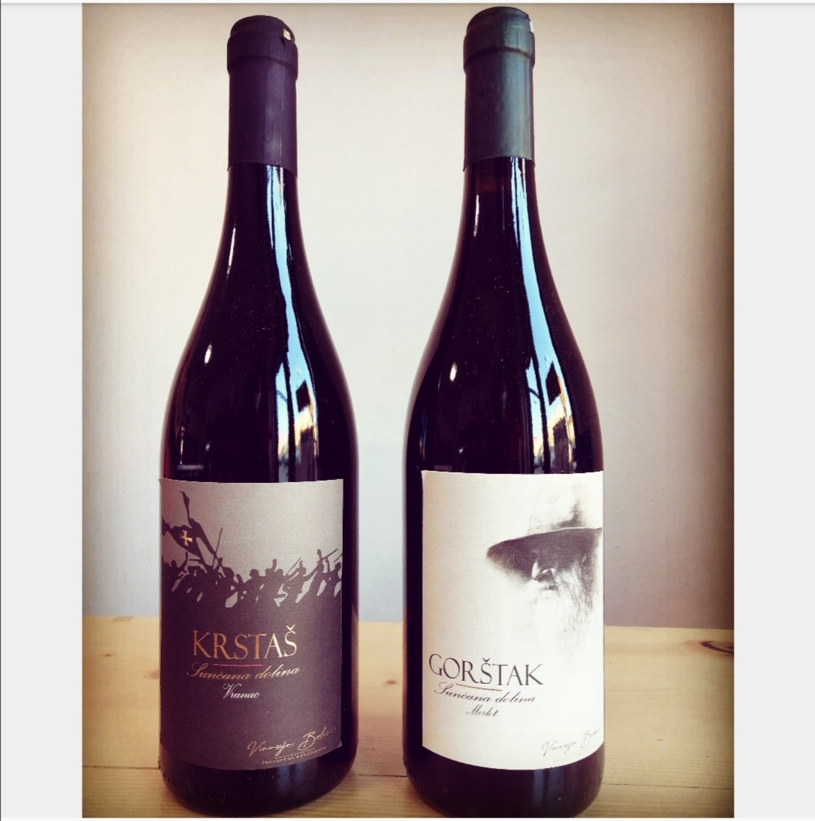 Krstaš crveno vino - Vranac- Vinarija Bošković