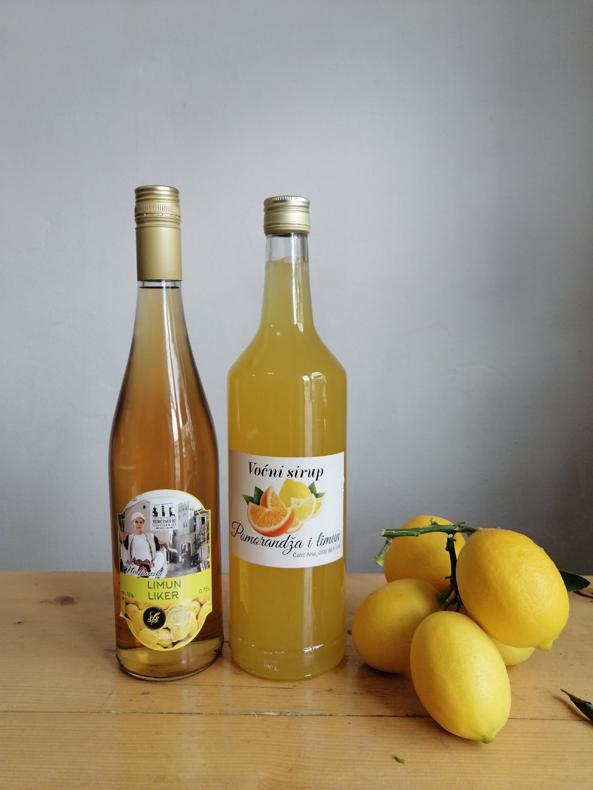 Voćni sirup pomorandža i limun 1l