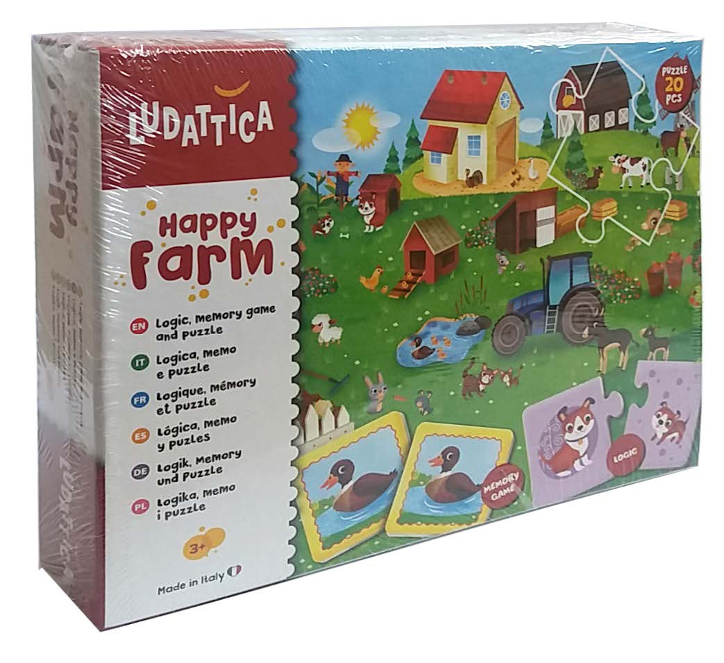 LUDATTICA-HAPPY FARM-PUZZLE LOGICA