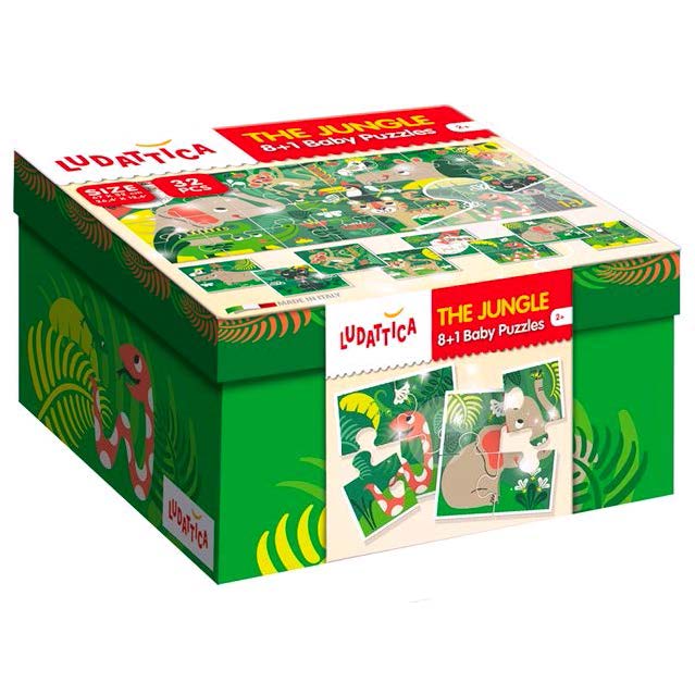 LUDATTICA-SLAGALICE ZA BEBE 8+1 DŽUNGLA