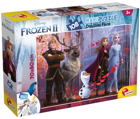 MAXI PUZZLE 108 KOM. 2u1 SLOŽI I OBOJI FROZEN II