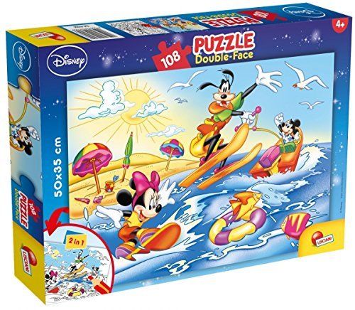 PUZZLE 108 KOM. 2u1 SLOŽI I OBOJI MICKEY MOUSE-SUMMER FUN